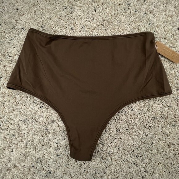 Skims Other - Skims Panties Naked Cheeky Hipster Oxide Stretchy NWT Beige Brown Stretch SZ 2X